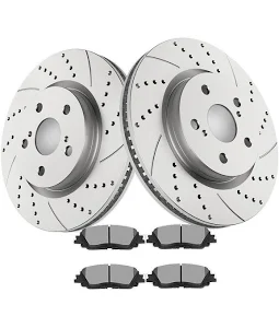 Front Brake Rotors Pair – Toyota Camry 2018-2022